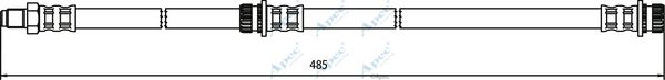 APEC BRAKING Тормозной шланг HOS3597